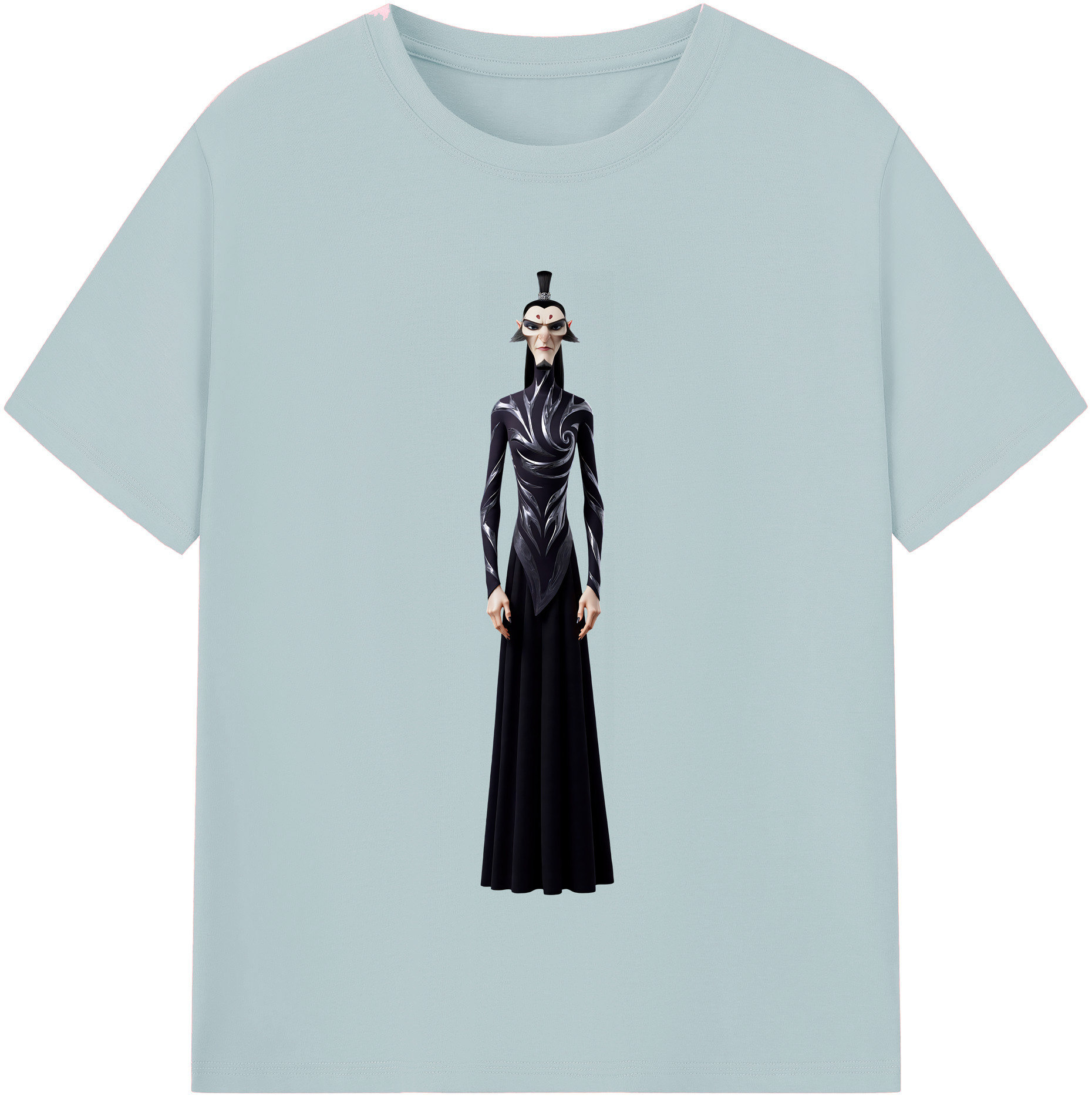 （画像用） Ne Zha 2 ナタ 魔童の大暴れ 綿100％半袖Tシャツ（フロントプリント）